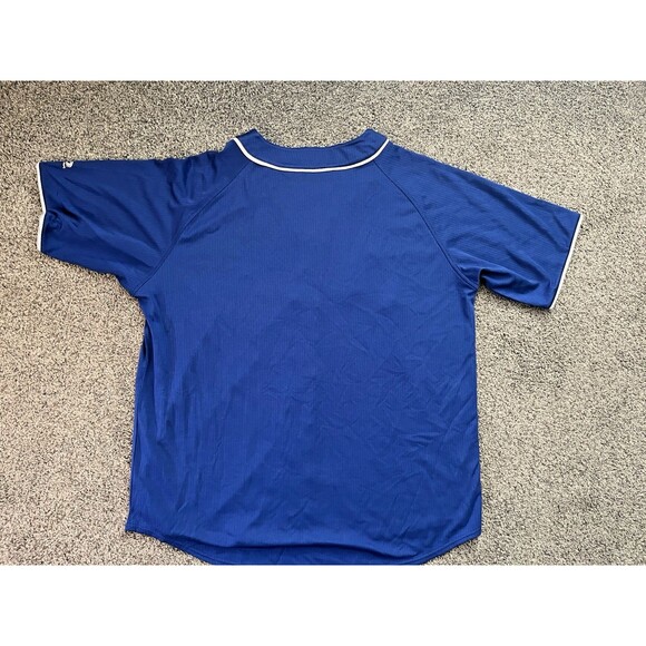 True Fan Genuine Los Angeles Dodgers Royal Blue Embroidered Jersey Size 3XL - Picture 2 of 7